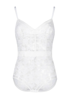 ERES Flocon lace bodysuit - White
