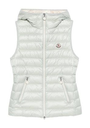 Moncler Glygosse hooded quilted gilet - Green
