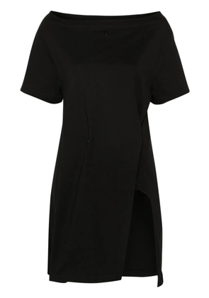 Courrèges asymmetric mini dress - Black