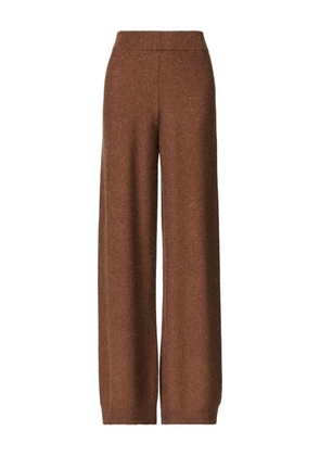 Fabiana Filippi speckled wide-leg trousers - Brown