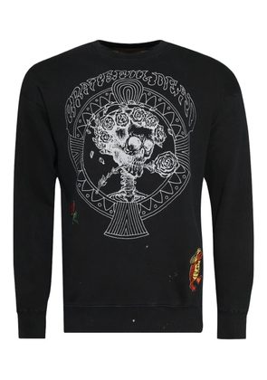 MadeWorn skull-print crew-neck sweatshirt - Black