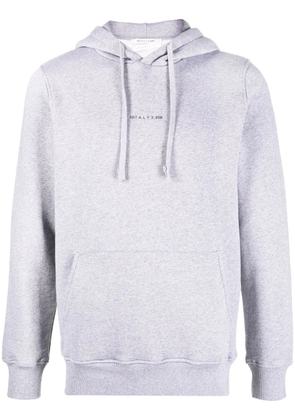 1017 ALYX 9SM logo-print cotton hoodie - Grey