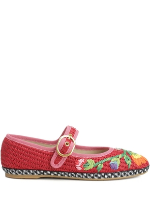 Valentino Garavani Endouce embroidered ballet flats
