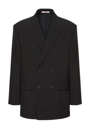 Valentino Garavani double-breasted wool blazer - Black