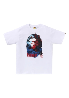 A BATHING APE® graphic print T-shirt - White
