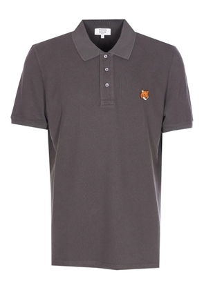 Maison Kitsuné cotton polo shirt - Grey