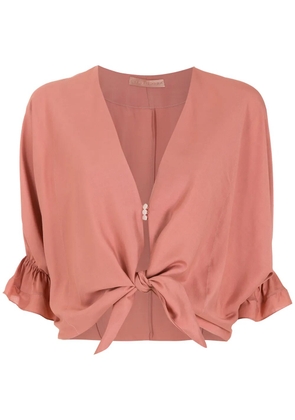 Clube Bossa Rubin knot-detail blouse - Neutrals