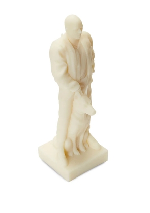 Stance marble-effect figurative candle (650g) - Neutrals