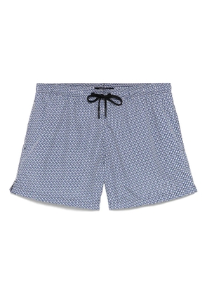 Tagliatore geometric-print swim shorts - Blue