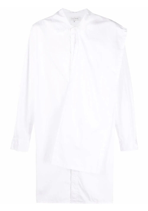 Yohji Yamamoto long-sleeve button-fastening shirt - White