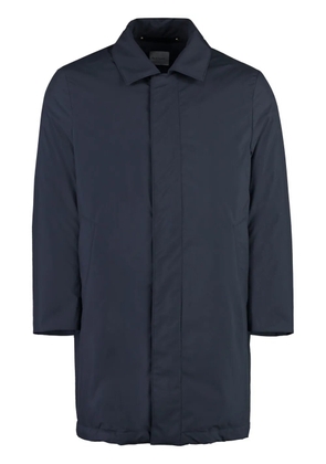 Paul Smith classic-collar zipped parka - Blue