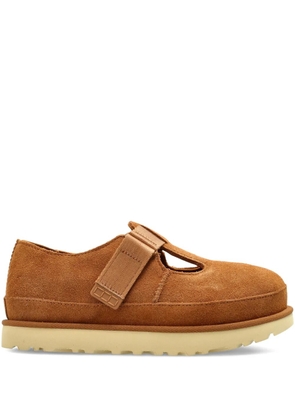 UGG Goldenstar Mary Jane strap detail loafers - Brown