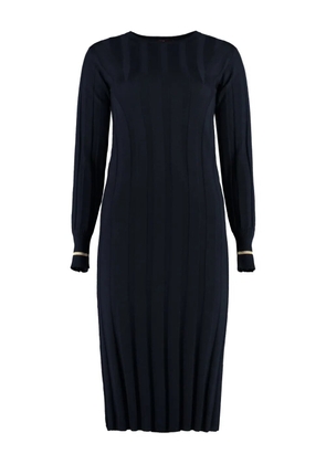 Max Mara ribbed dress - Blue