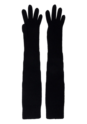 The Row knitted long-gloves - DRN DARK NAVY