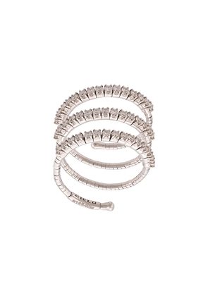 Mattia Cielo 18kt white gold three circle ring - Silver