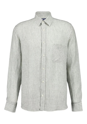 Frescobol Carioca Telles striped button-up shirt - Green