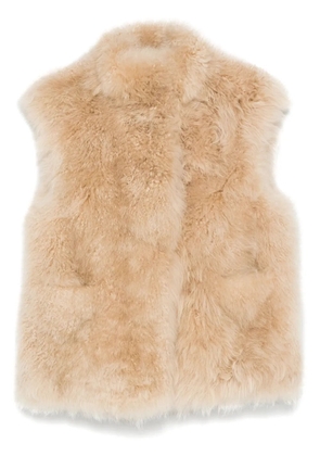 Liska fur gilet - Neutrals