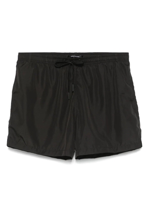 Tagliatore logo-patch swim shorts - Black