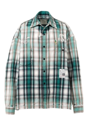 Maison MIHARA YASUHIRO Vintage Like Check shirt - Green