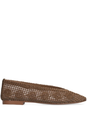 Bibi Lou Lenna mesh ballet flats - Brown