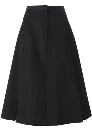 Comme Des Garçons Comme Des Garçons lace-up detail A-line skirt - Black