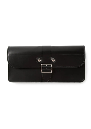 Comme Des Garçons Wallet buckled leather wallet - Black