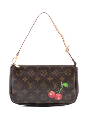 Louis Vuitton Pre-Owned 2005 Takashi Murakami Monogram Cherry Pochette Accessoires shoulder bag - Brown