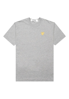 Comme Des Garçons Play heart-patch T-shirt - Grey