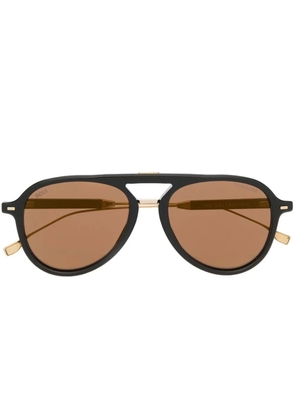 BOSS pilot-frame design sunglasses - Black