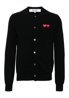 Comme Des Garçons Play heart-logo cardigan - Black