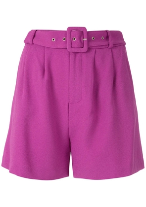Olympiah Manege belted shorts - Purple