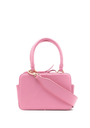 Sarah Chofakian multiple-compartment leather crossbody bag - Pink