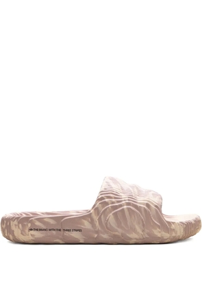 adidas Adilette textured slide sandals - Neutrals