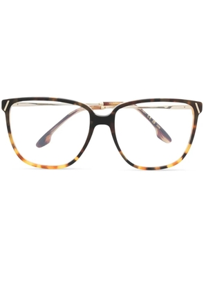 Victoria Beckham Eyewear tortoiseshell-effect frame glasses - Brown