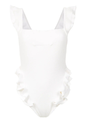 Clube Bossa ruffled Barbette swimsuit - White