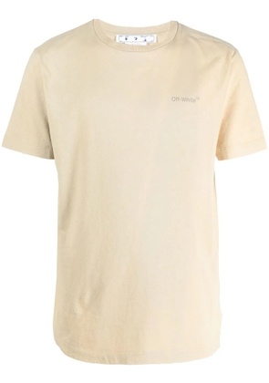 Off-White logo-print short-sleeve T-shirt - Neutrals