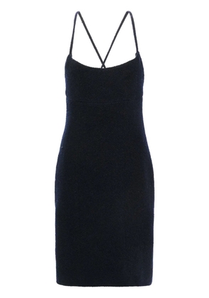 CHANEL Pre-Owned 1994 tweed minidress - Blue