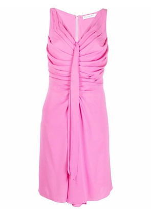 Christian Dior Pre-Owned 2010s draped front sleeveless dress - Pink