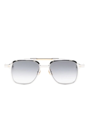 Massada White Circle sunglasses - Silver