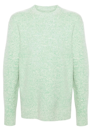Jil Sander marl-knit wool blend jumper - Green
