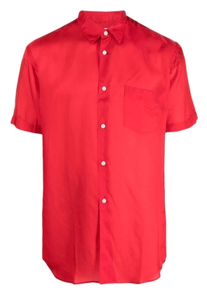 Comme Des Garçons Shirt short-sleeves classic-collar shirt - Red