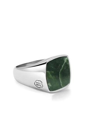Nialaya Jewelry silver-plated jade ring