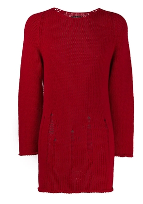 Comme Des Garçons Pre-Owned 2003 oversized red jumper