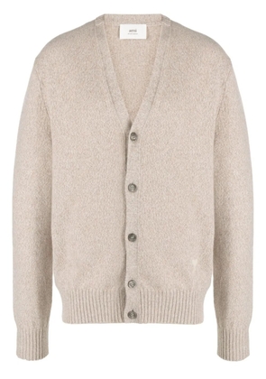 AMI Paris Ami de Coeur cardigan - Neutrals