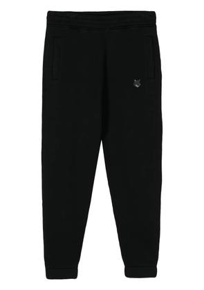 Maison Kitsuné logo-embroidered track pants - Black