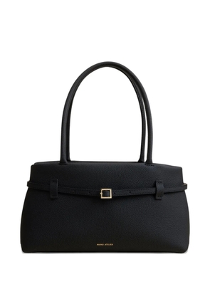 Manu Atelier buckle-strap tubular-handles tote bag - Black