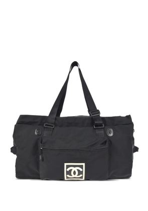 CHANEL Pre-Owned 2003 Sports Line duffle gym bag - Black