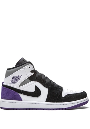Jordan Air Jordan 1 Mid SE 'Court Purple Suede' sneakers - White