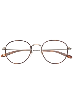 Garrett Leight Paloma round-frame glasses - Brown