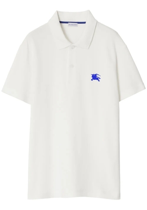 Burberry piqué polo shirt - White